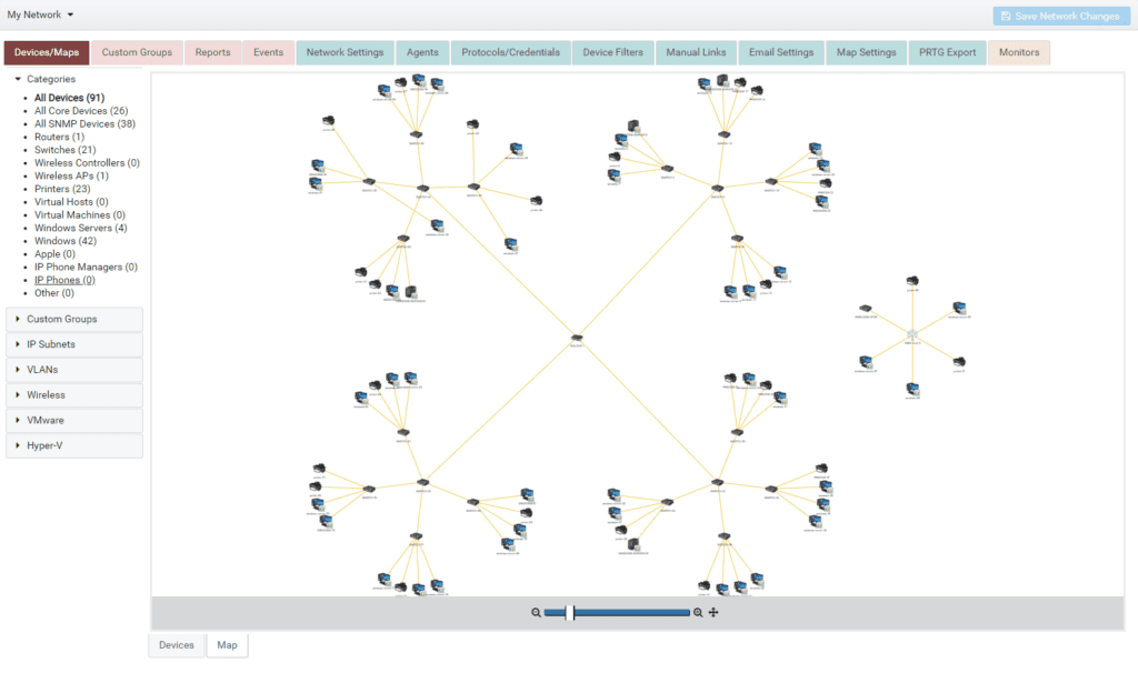 uvexplorer server screenshot - overview map